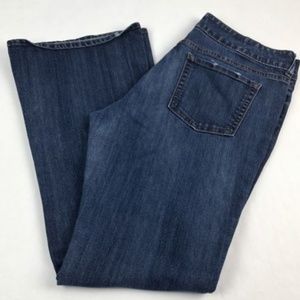 GAP Distressed Jeans Size 14/32R Premium Flare